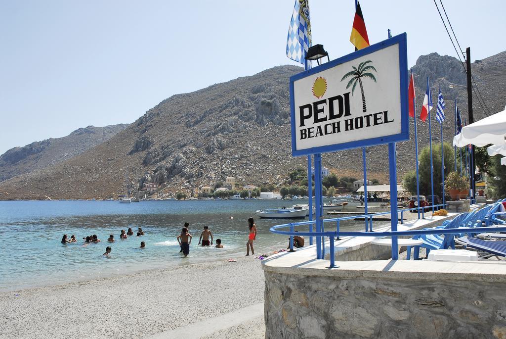 Pedi Beach Hotel Simi Exterior foto
